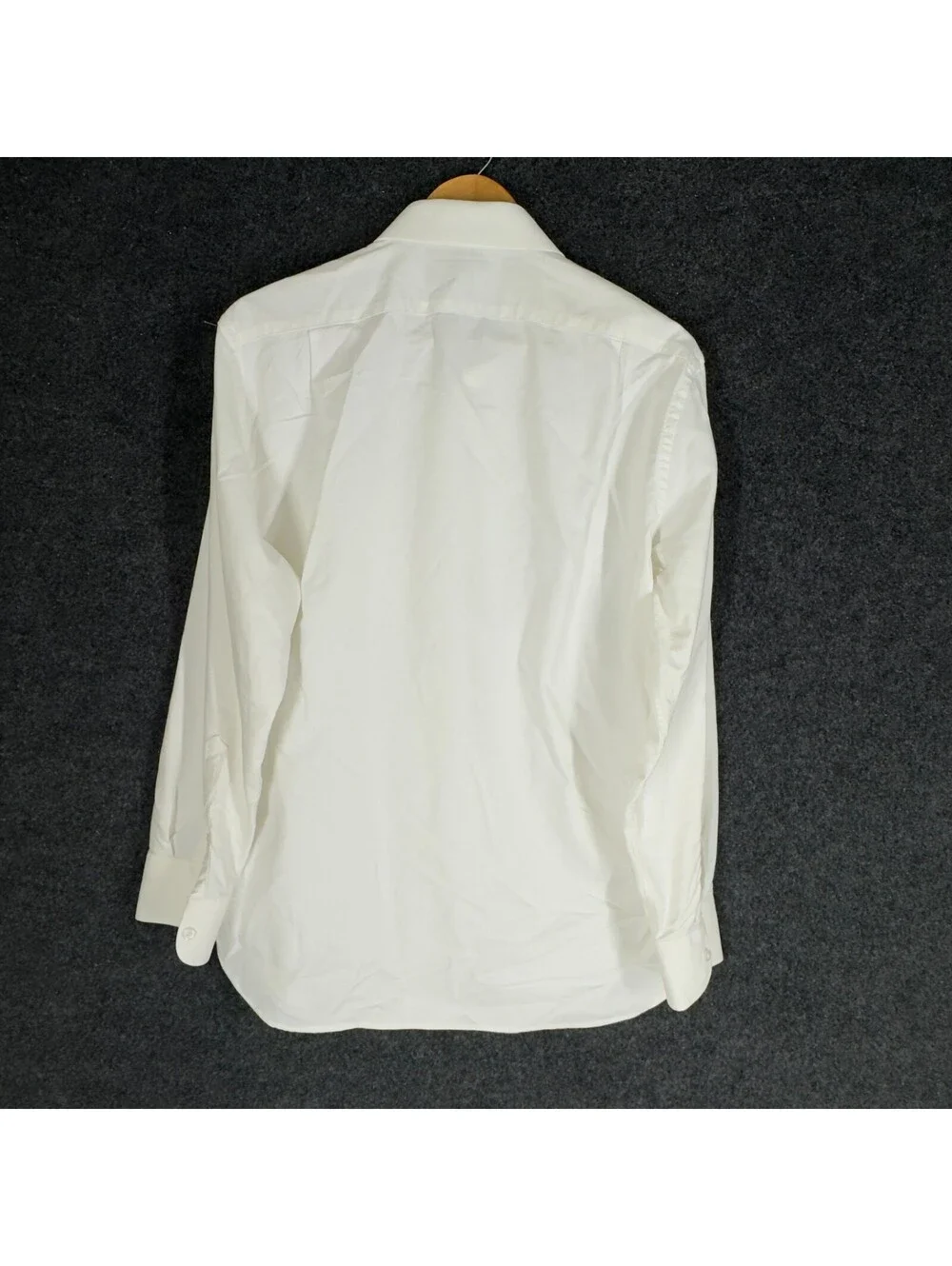 J. Crew Shirt Men 33 White Button Up Collared Long Sleeve Pockets Cotton Slim